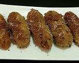 A picture of step 7 of Traditional Italian Potato Croquettes.
