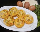 รูปขั้นตอนการทำที่ 3 ของ มัฟฟินไข่ (Egg Muffins) อาหารเช้า ❤🥰