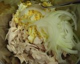 A picture of step 2 of Boiled Egg & Chicken Tenders Curry Salad.