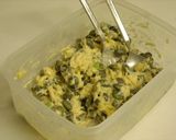 A picture of step 3 of Fluffy Edamame Potato Fry.