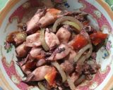 Foto langkah ke 3 dari resep Oseng Cumi Bawang Bombay.