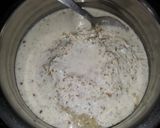 A picture of step 3 of Sprouts chilla.