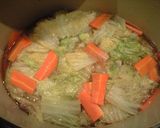 A picture of step 5 of Steamed Layered Chinese Cabbage and Pork Belly.