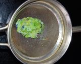 A picture of step 2 of Butterfly pea flower syrup.