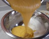 A picture of step 12 of Cream Filled Little Kabocha Squash Chiffon Cakes.