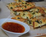 A picture of step 10 of Keto Garlic Bread with almond flour   نان سیر با آرد بادام.