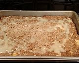 A picture of step 8 of Fresh Peach Cheesecake Crumble Bars.