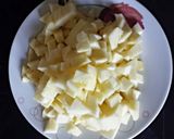 A picture of step 3 of Apple pancakes.