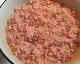 Foto del paso 2 de la receta: Albóndigas de pollo, pavo y jamón a la jardinera
