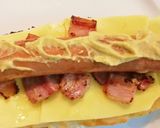 Foto del paso 2 de la receta Perrito caliente con Frankfurt, Bacon y Queso