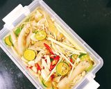Hình bước làm 5 của món Chân gà ngâm sả tắc