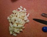 A picture of step 3 of Sauteed kale with pancetta.