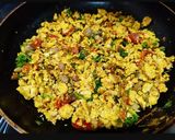 A picture of step 6 of Street style spicy egg bhurji.