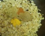 A picture of step 7 of 'Saag Paneer' Indian Spinach Curry.