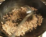 A picture of step 1 of Dan Dan Noodles.