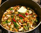 A picture of step 2 of Mike's Thai Beef Dumpling Soup.