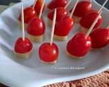 Foto del passaggio 4 della ricetta 🍅Finger Food Sfizioso con Pomodorini e Formaggio Mezzano🧀 (Facile e veloce)