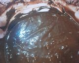 A picture of step 5 of Chocolate cake with ganache.
