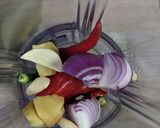 Gambar langkah 1 resipi Masak Lemak Udang Rebung.