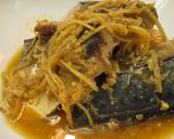 A picture of step 9 of Mackerel Simmered in Sesame seeds and Miso.