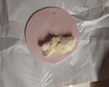 Sajtos krémmel töltött sonka recept fázis 2 fotója