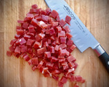 Foto del paso 1 de la receta: Hojaldre de Camembert con jamón y cebolla