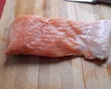 Foto del paso 1 de la receta: Salmón al horno con bacon