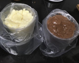 Foto del paso 4 de la receta: Vasitos dos chocolates cookies