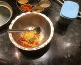 A picture of step 3 of Makhana Bhel.