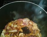A picture of step 2 of French onion soup.