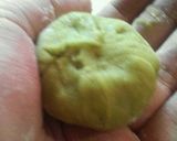 A picture of step 12 of "Chatsū" Japanese Confectionery.
