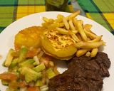 Foto del paso 7 de la receta: Carne a la parrilla con piña y arepa de chócolo✨