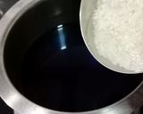 A picture of step 2 of Butterfly Pea Flower Healthy Lemon Rice.