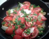 A picture of step 1 of Spicy Salsa.