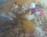 Foto del paso 3 de la receta: Tortilla de bacalao y pimientos