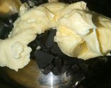 Foto langkah ke 2 dari resep Brownies kukus Coklat Pandan.