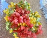 Une image de l'étape 1 de Tartare de saumon.