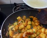 A picture of step 3 of Stir Fry Sweet Potato.