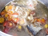 Sopa instantánea con Jurel