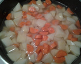 A picture of step 2 of Smoked Sausage Chowder.