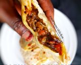 A picture of step 9 of Shawarma pockets.