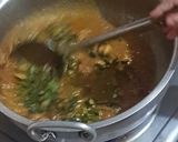 A picture of step 4 of Bhindi Gosht.