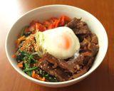 Foto del passaggio 3 della ricetta Bibimbap - Ciotola di riso coreana
