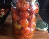 A picture of step 2 of Cherry Tomato Confit.