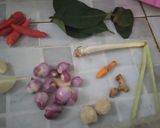 Foto langkah ke 1 dari resep Opor Telur Tahu.