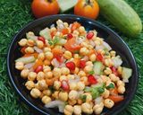 A picture of step 4 of Roasted Chana Chaat.