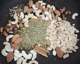 A picture of step 2 of Thandai Masala premix.