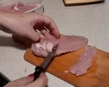 Tejszínes cannelloni zöldborsós csirkével töltve recept fázis 1 fotója