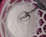 A picture of step 8 of Double Heart cake.