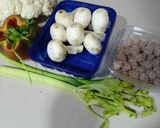 Foto del paso 1 de la receta Falso cuscús de coliflor con albóndigas